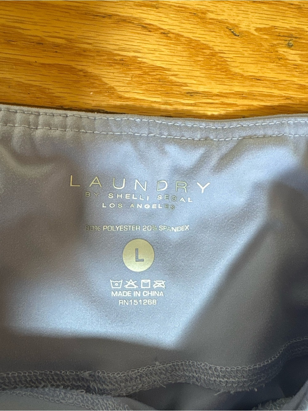 Laundry By Shelli Segal Light Purple High-Rise Bike Shorts - Picture 2 of 3